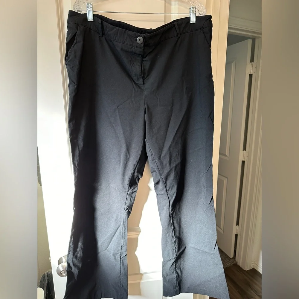 Women’s plus black trouser dress pants - Picture 2 of 6